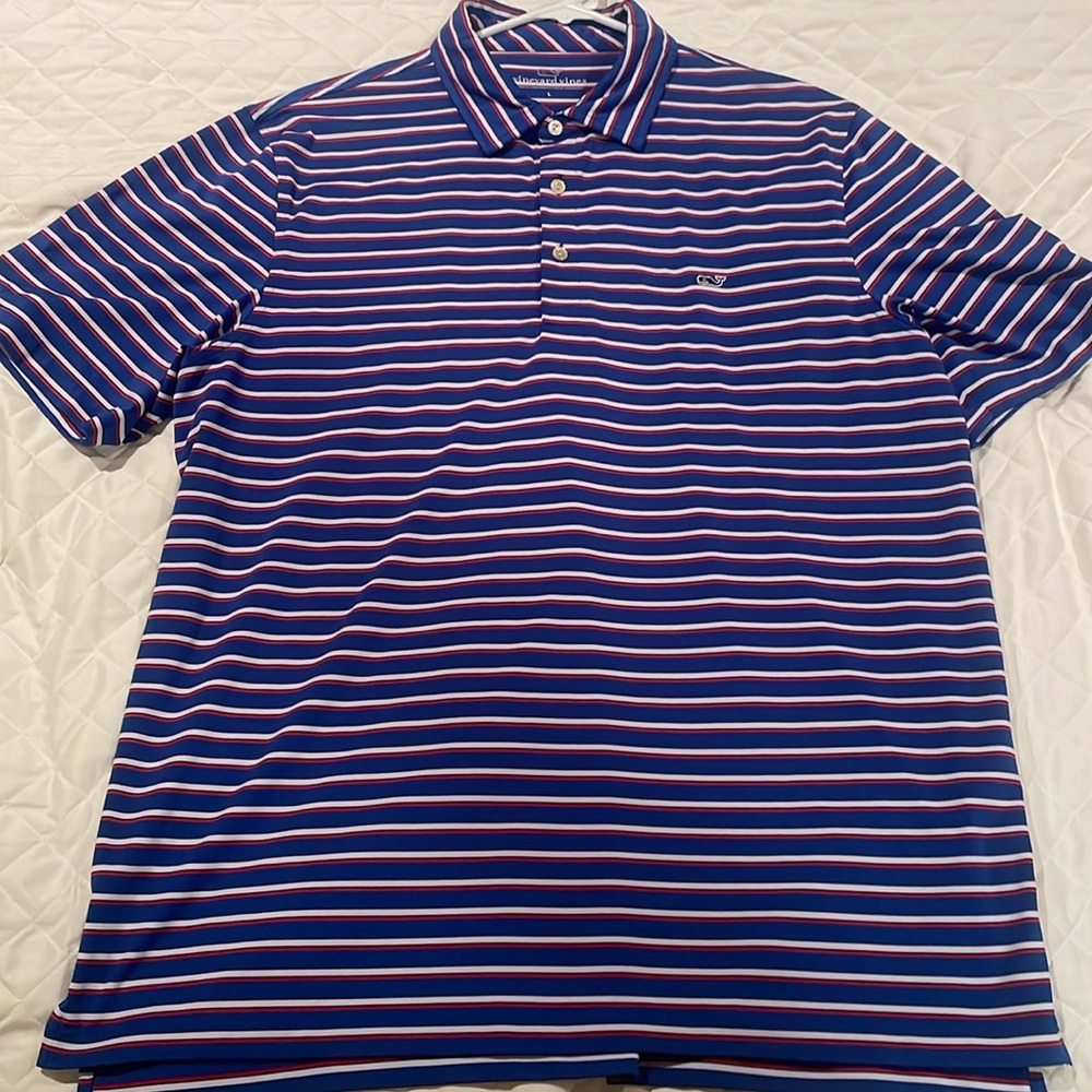 VINEYARD VINES GOLF POLO MENS LARGE